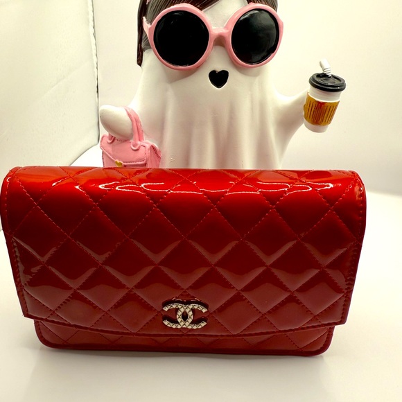 Chanel WOC Red patent leather - Picture 1 of 16